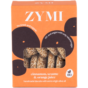 Zymi Organic Biscuits With Cinnamon, Orange Juice & Sesame 170g