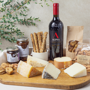 Complete Cheese Course with Alpha Estate S.M.X.