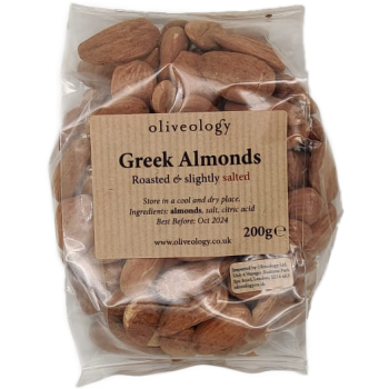 Greek Almonds (roasted & lightly salted) 200g